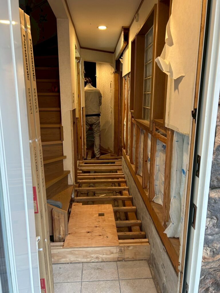 品川区大前被害のお客様解体作業完了写真