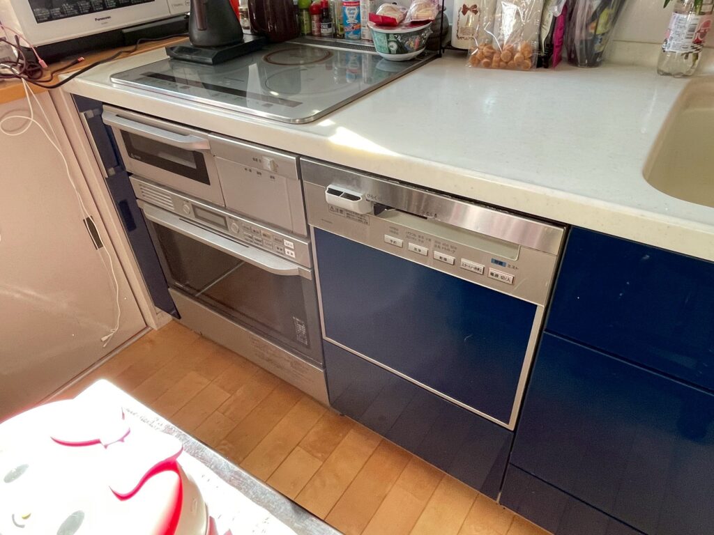 品川区荏原で既存のオーブンと食洗機写真