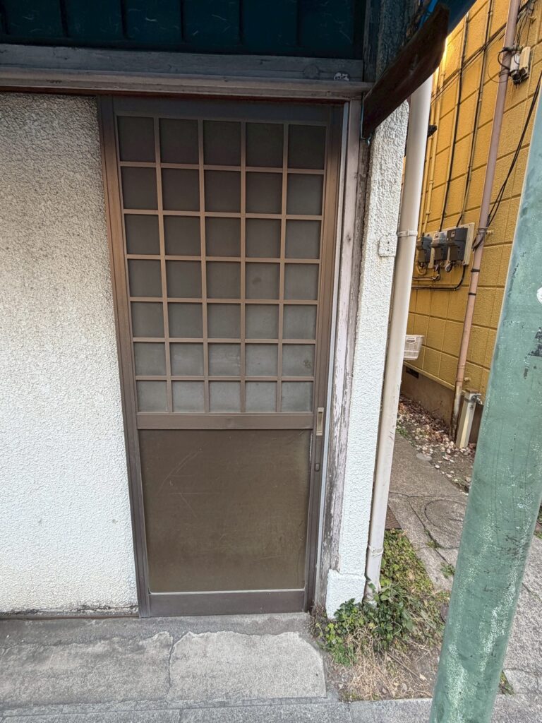 品川区小山台で入口ドアの鍵変更の調査現状の写真
