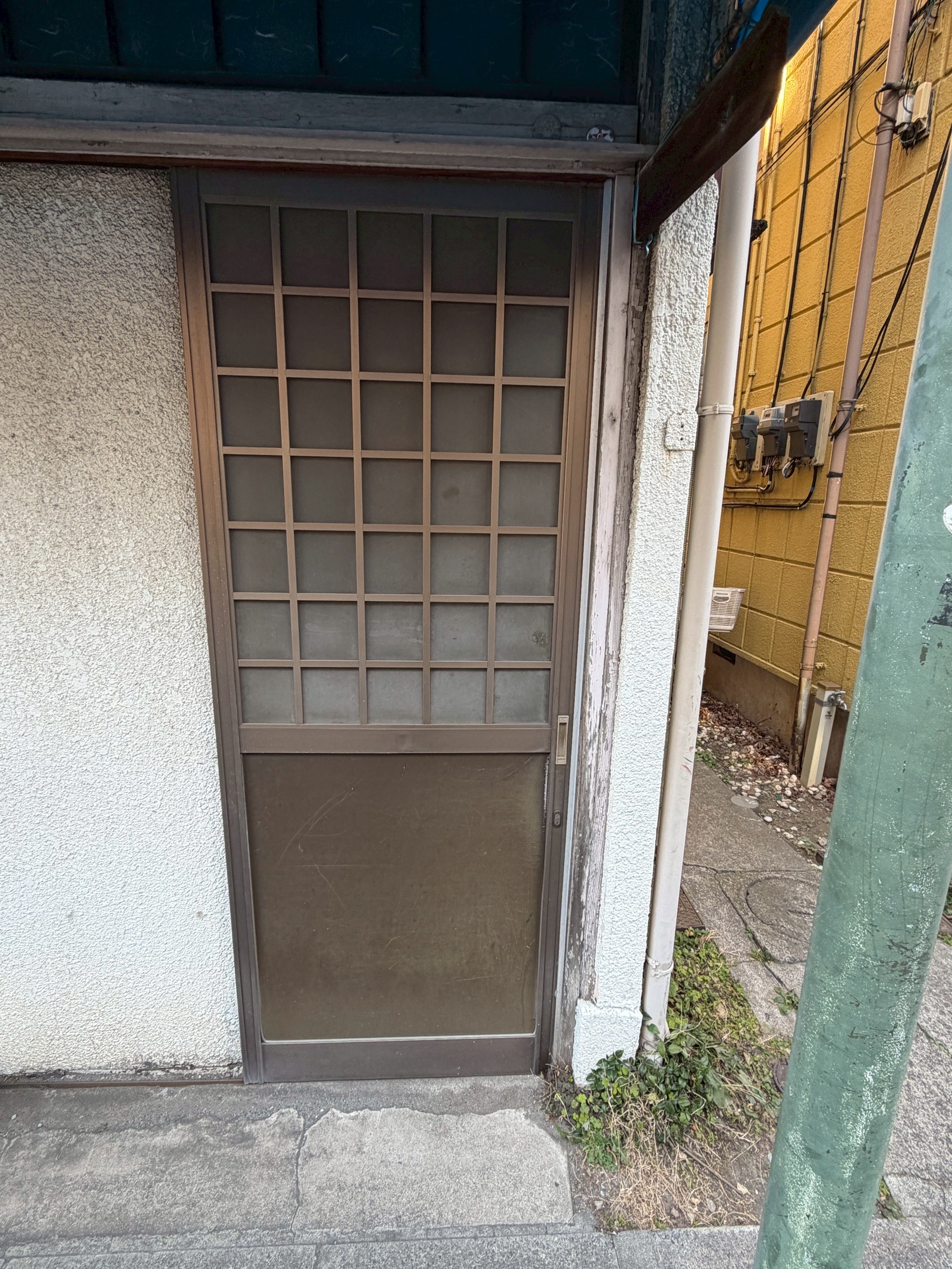 品川区小山台で入口ドアの鍵既存の写真