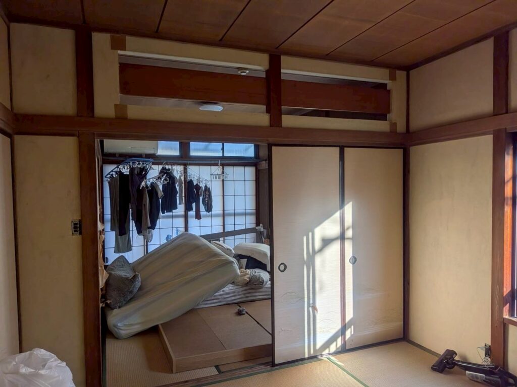 品川区小山の和室砂壁違左と違う既存写真