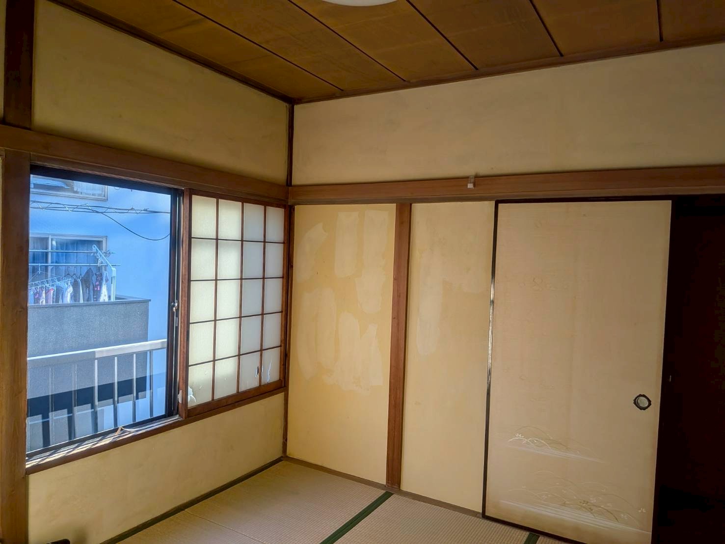 品川区小山和室砂壁既存写真