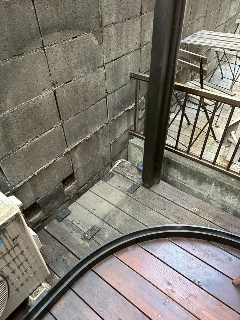 品川区平塚でエアコン室外機1ッ台撤去した写真