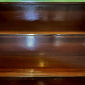 武蔵小山の料理屋さんの階段蹴込み既存写真