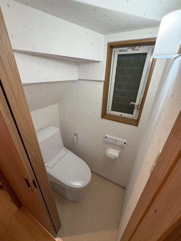 品川区で床上浸水したトイレの復旧
完成写真