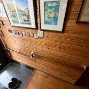 目黒区下目黒の玄関先手すり設置完了写真