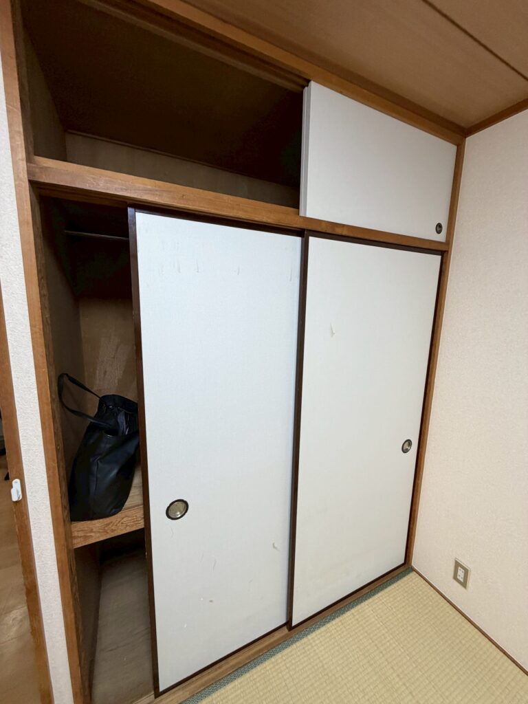 武蔵小山で退去後の賃貸マンション退去後の既存戸襖の写真
