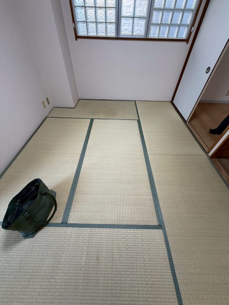 武蔵小山で退去後の賃貸マンション畳の部屋既存写真