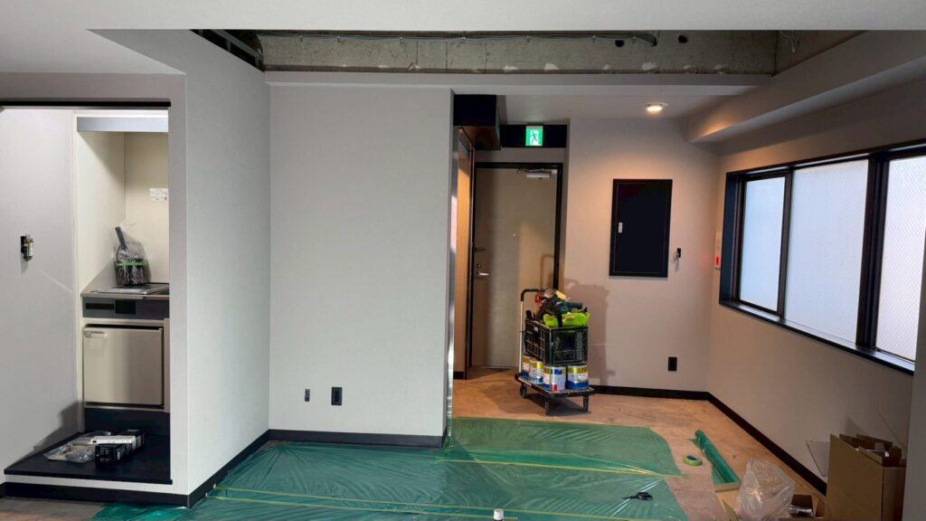 品川区五反田駅近く第2店舗の既存の壁写真