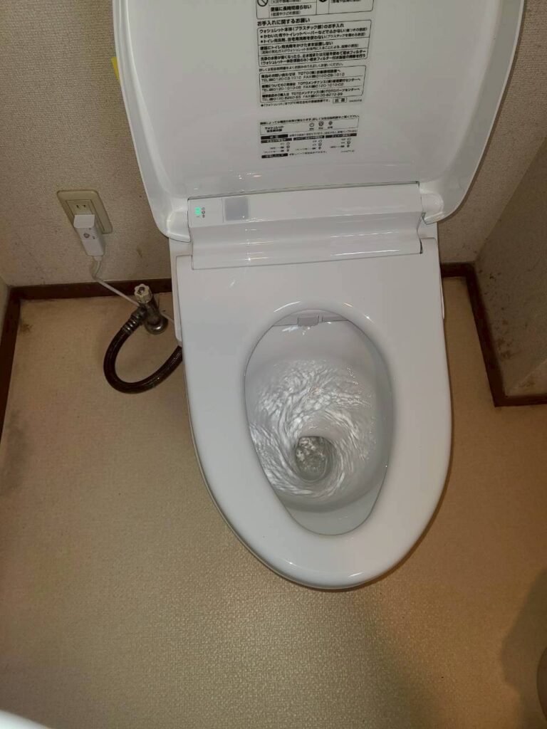 目黒区原町賃貸マンション新しいタンクレストイレ写真