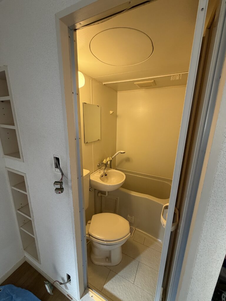 武蔵小山賃貸マンションのお風呂場既存写真