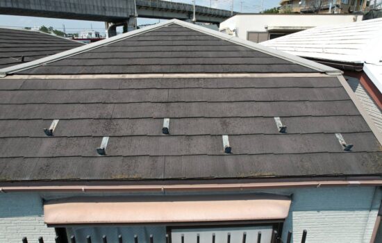 目黒区目黒本町で屋根のドローン調査を行いました