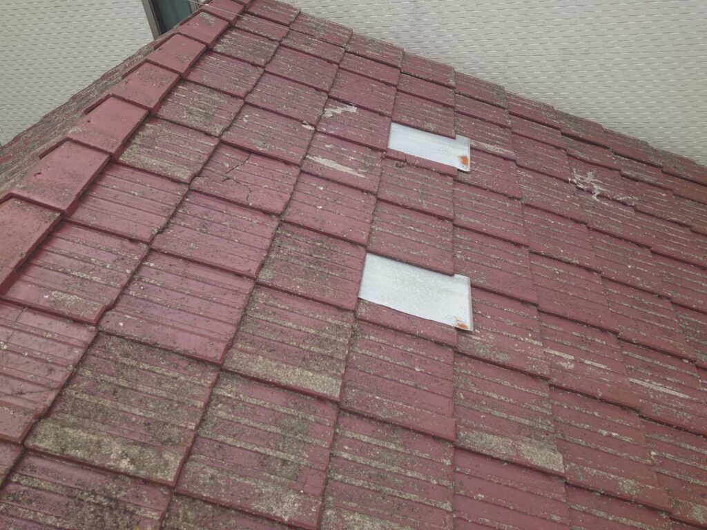 目黒区目黒本町のセメント瓦既存写真