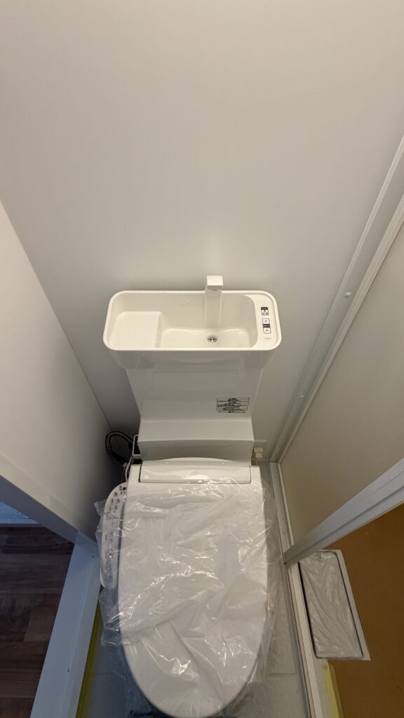 武蔵小山の賃貸マンション完成したトイレ写真