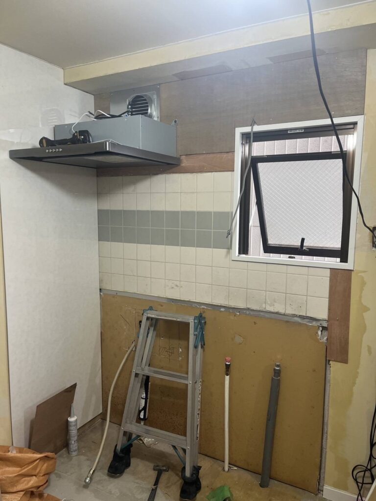 武蔵小山の賃貸マンションキッチンを設置する前の写真