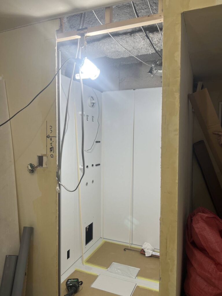 武蔵小山の賃貸マンションシャワーユニット設置前の写真