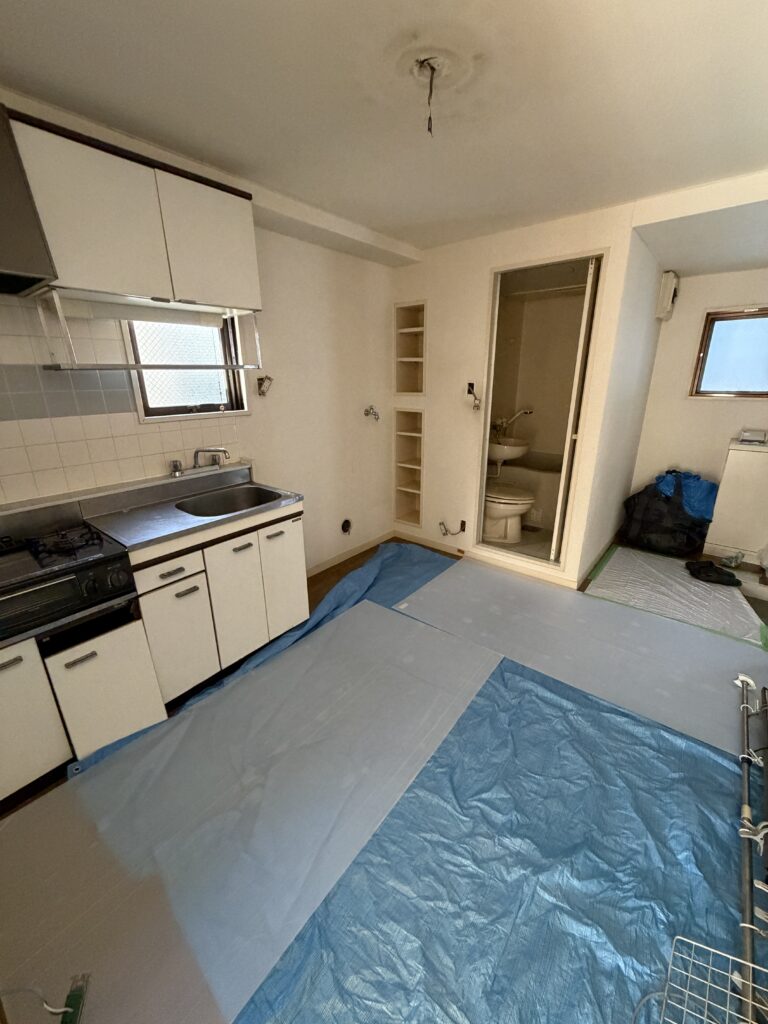 武蔵小山の賃貸マンションで養生している写真