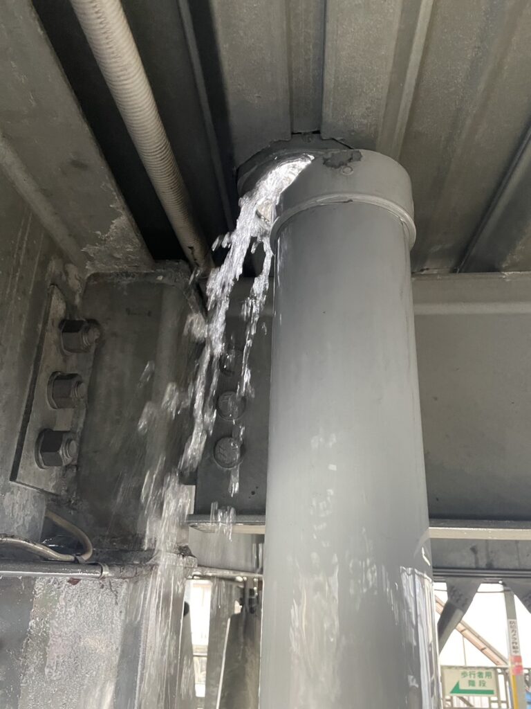 武蔵小山商店街パルム配水管既存写真