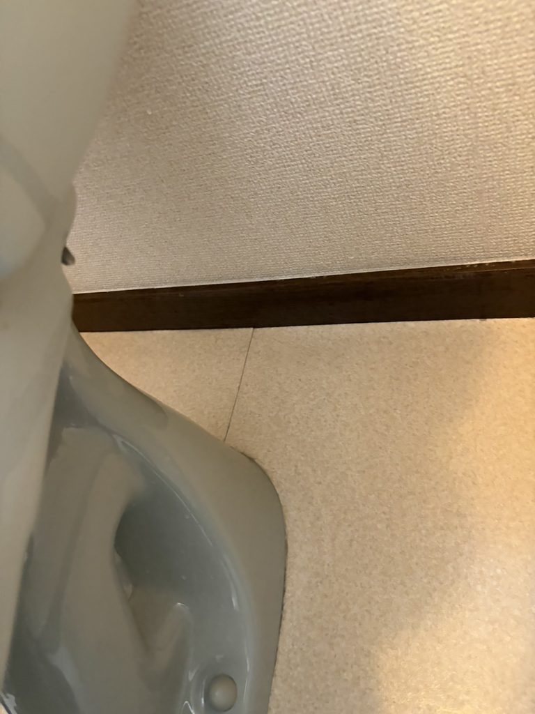 品川区小山でトイレ床の写真