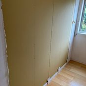 目黒区目黒本町で間仕切り壁石膏ボードの写真