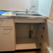 武蔵小山の賃貸マンション新しく交換したキッチン水栓写真
