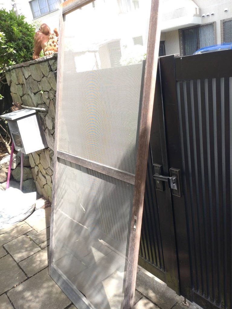 目黒区下目黒で既存網戸の写真