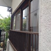 目黒区下目黒で引き違い窓の既存写真