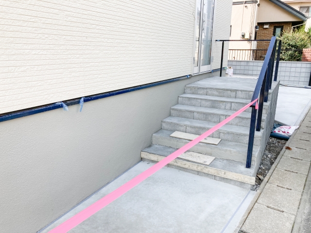 外階段設置写真