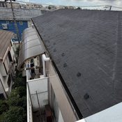 品川区小山マンション屋上防水調査写真