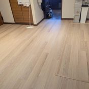 目黒区原町で床フロアタイル施工写真