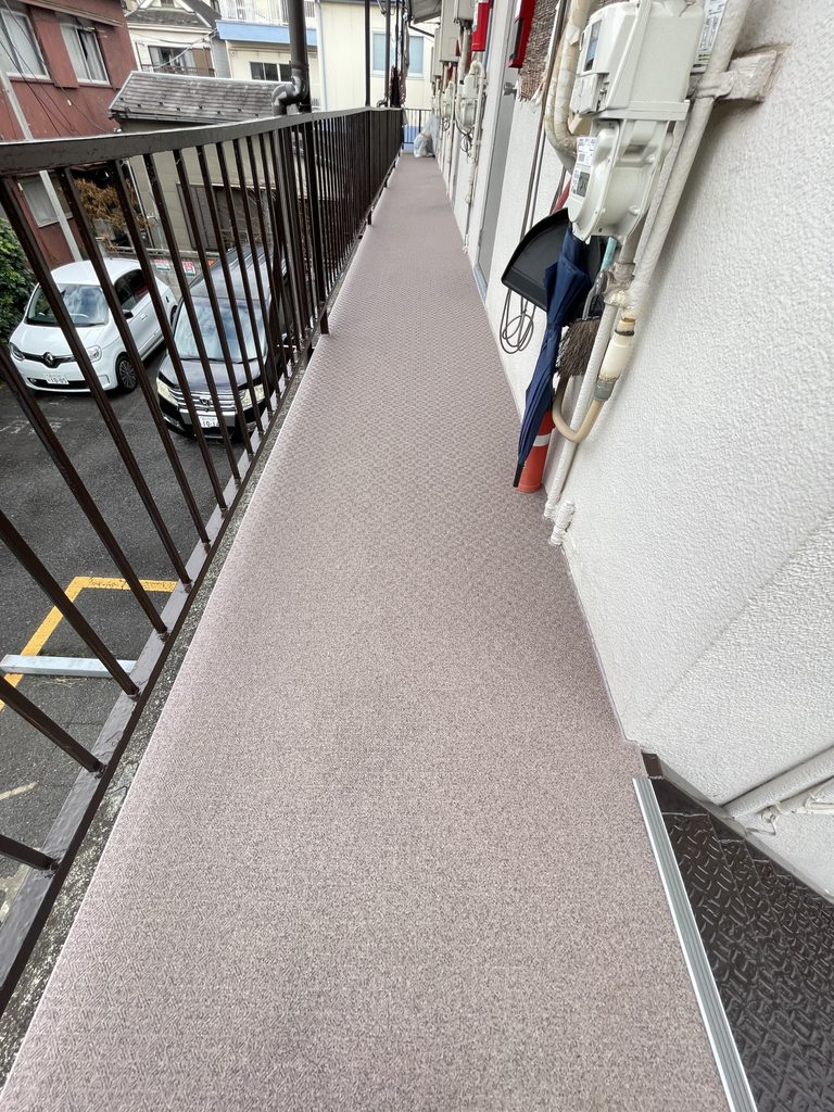 長尺シート施工写真