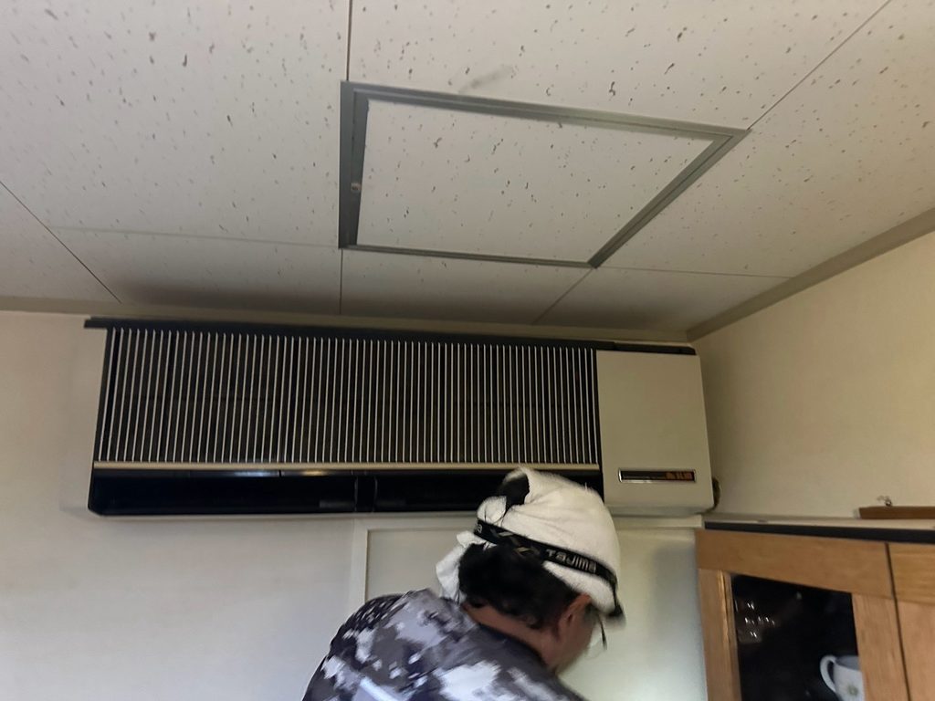 目黒区大岡山で業務用エアコン既存写真