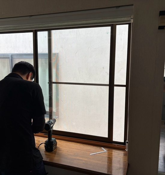 目黒区碑文谷で寒さ対策に補助金を使って内窓を2か所設置工事