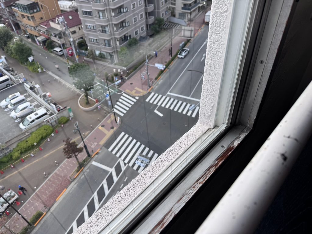 品川区小山台でマンション窓ガラス交換した写真