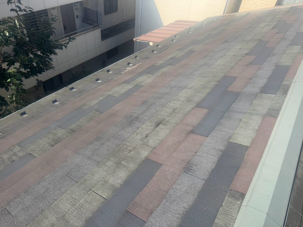 品川区小山で屋根既存写真