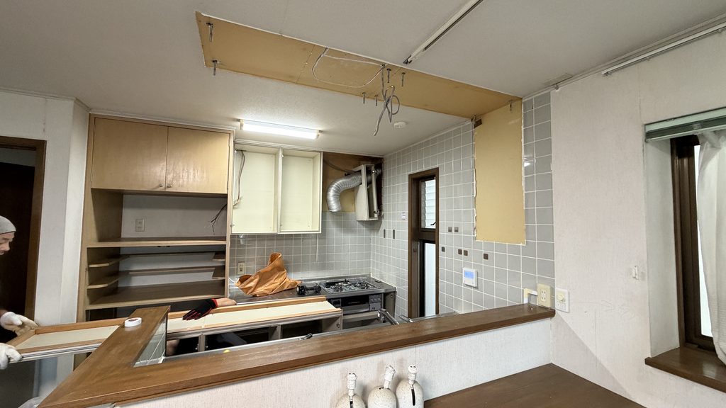 品川区小山でリビング解体が一気に進んだ写真