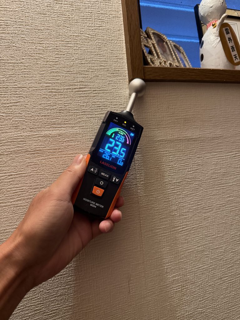品川区小山台で雨漏り既存写真機器